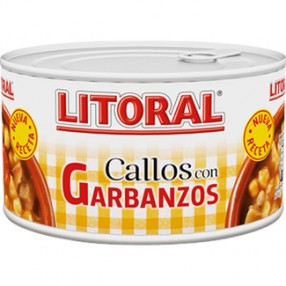 LITORAL Callos con garbanzos lata 380 grs